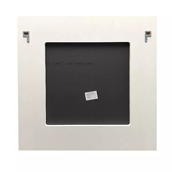 Зеркало Comforty Империя 800x30x800 белый глянцевый (00004143507)