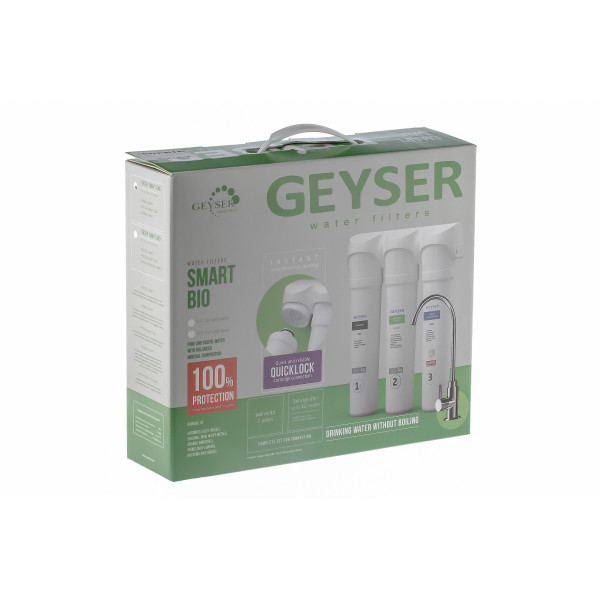 Фильтр под мойку Гейзер Смарт Био 511 (для мягкой воды, без крана) (66031)