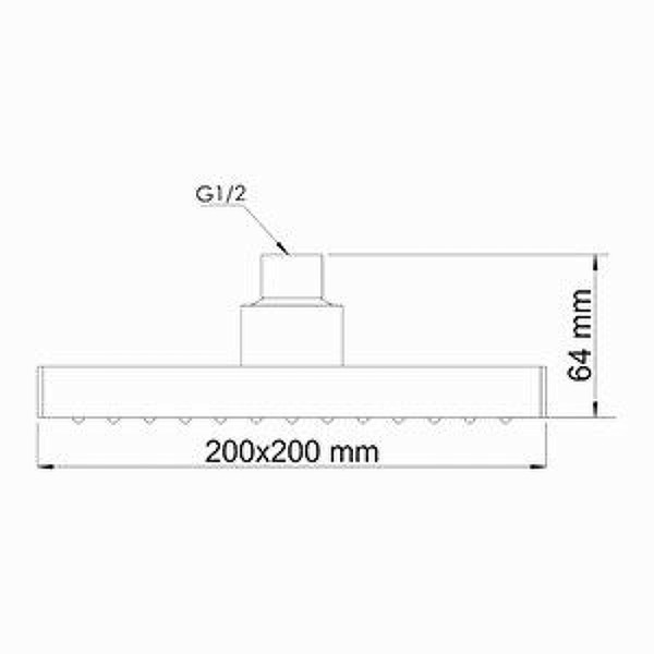 Душевая система WasserKRAFT хром (A16028 Thermo)