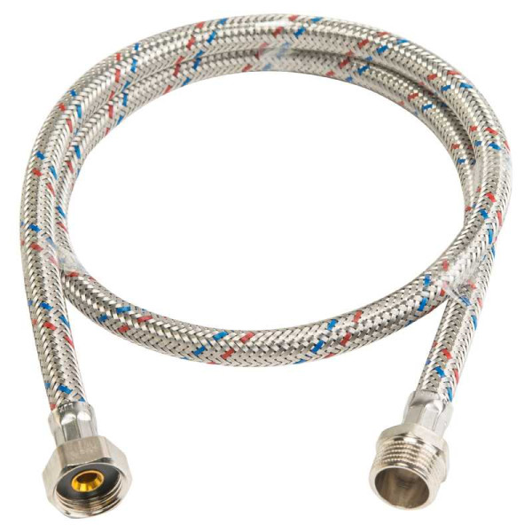 Гибкая подводка для воды Stout 600 мм НР 3/8"хВР 1/2" (SHF-0067-081015) Гибкая подводка для воды Stout 600 мм НР 3/8"хВР 1/2" (SHF-0067-081015)