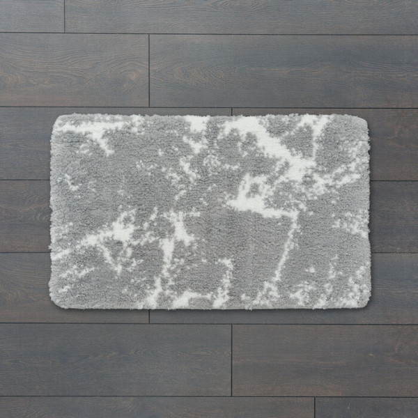 Коврик для ванной комнаты 50*80 см микрофибра Iddis серый (D02M580i12)