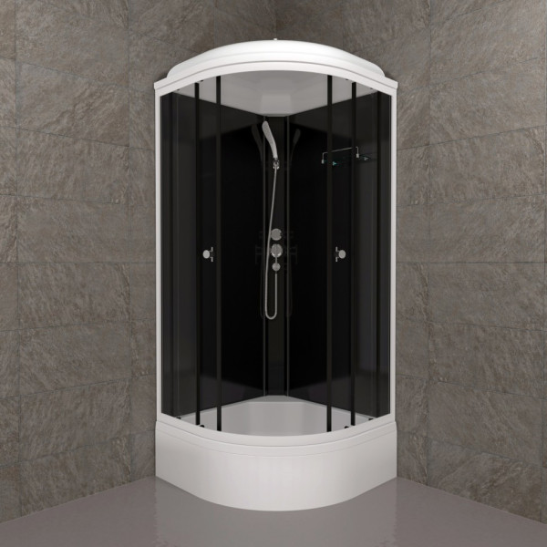 Душевая кабинаTriton Топ 88x88 стекло прозрачное, профиль белый (DK367)