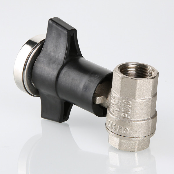 Кран 3/4" ВВ шаровый c термометром Valtec VT.808.N.05 Кран 3/4" ВВ шаровый c термометром Valtec VT.808.N.05