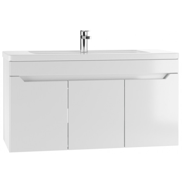 Тумба под умывальник Maria 100 Мечта без ящика подвесная Айсберг Домино (DM2328T)