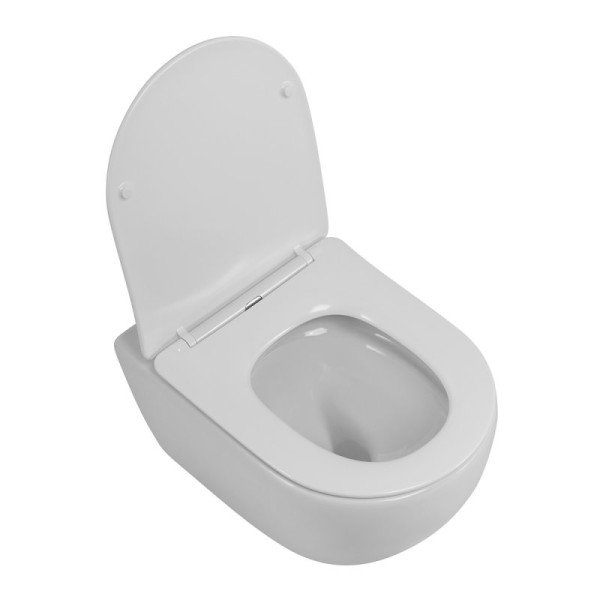 Унитаз подвесной Cezares Stream безободковый со смывом "Торнадо" с сиденьем дюропласт soft close (CZR-2426-TH-TOR/SC) Унитаз подвесной Cezares Stream безободковый со смывом "Торнадо" с сиденьем дюропласт soft close (CZR-2426-TH-TOR/SC)