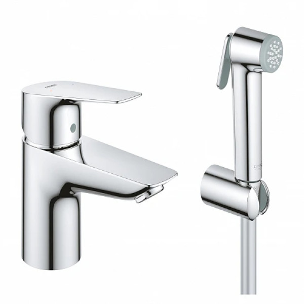 Смеситель для раковины Grohe Bau Edge (хром) Смеситель для раковины Grohe Bau Edge (хром)