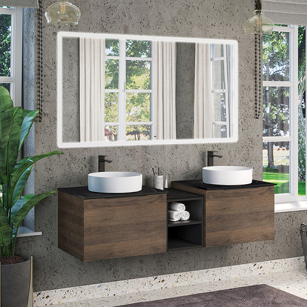 Зеркало Comforty Портленд 1500x30x800 с подсветкой (00-00013794)