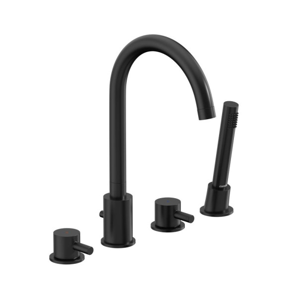 Смеситель для ванны и душа Damixa Scandinavian Pure черный (360400300) Смеситель для ванны и душа Damixa Scandinavian Pure черный (360400300)