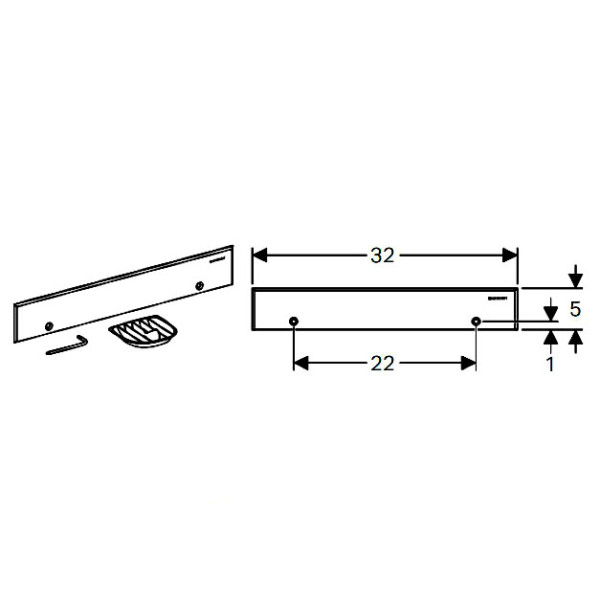 Накладка декоративная для душевого трапа Geberit (154.336.FW.1) Накладка декоративная для душевого трапа Geberit (154.336.FW.1)
