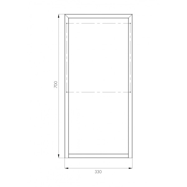 Ножки для тумбы Aquaton Лофт Урбан 33x2x70 черный (1.A255.3.03L.QX7.0)