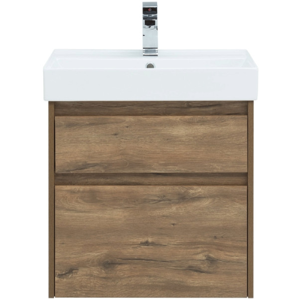 Тумба подвесная Aquanet Nova Lite 60 дуб рустикальный (2 ящика) (00249512)