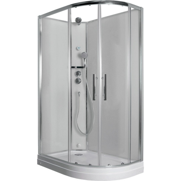 Душевая кабина Timo Ilma 902 L 120x80x223 стекло прозрачное, профиль хром (ILMA-902 L) Душевая кабина Timo Ilma 902 L 120x80x223 стекло прозрачное, профиль хром (ILMA-902 L)
