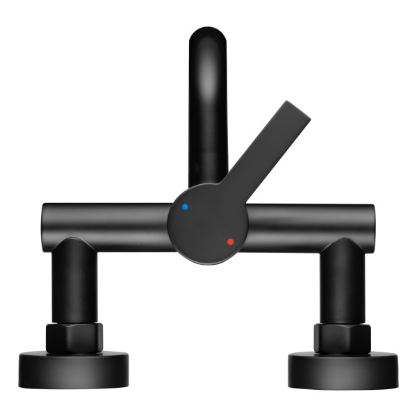 Смеситель для ванны Swedbe Diana с повортн.изливом черный (1030B)