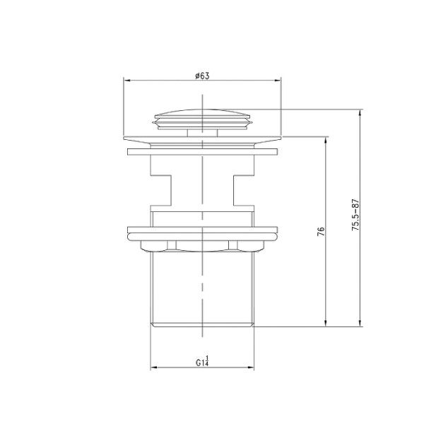 Донный клапан Iddis Optima Home хром (001SB01i88) Донный клапан Iddis Optima Home хром (001SB01i88)