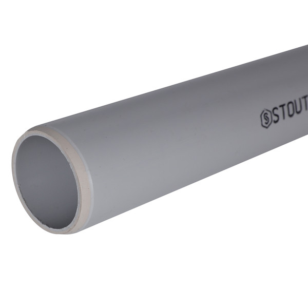 Труба 58x1000 Stout (PP, серый) (SKB-0001-058100)