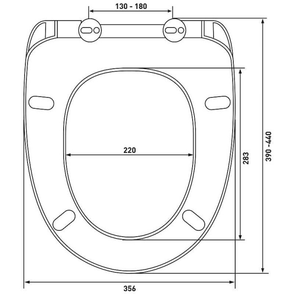 Сиденье для унитаза Berges Uno А белое (10101) Сиденье для унитаза Berges Uno А белое (10101)