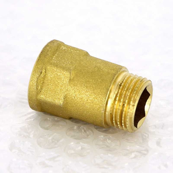 Удлинитель шестигранный 1/2"х15 мм. Tiemme (латунь) (1500183 / 1220G001504)