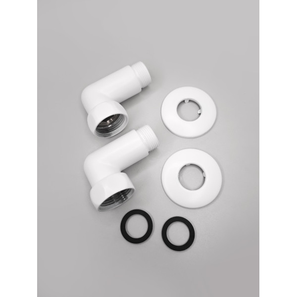 Соединение угловое Indigo г/ш 1"х3/4" белый матовый, пара (741SCH1005BM) Соединение угловое Indigo г/ш 1"х3/4" белый матовый, пара (741SCH1005BM)