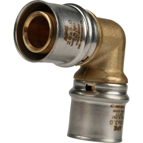 Соединение угловое 26x26 Stout (пресс) (SFP-0009-002626) Соединение угловое 26x26 Stout (пресс) (SFP-0009-002626)