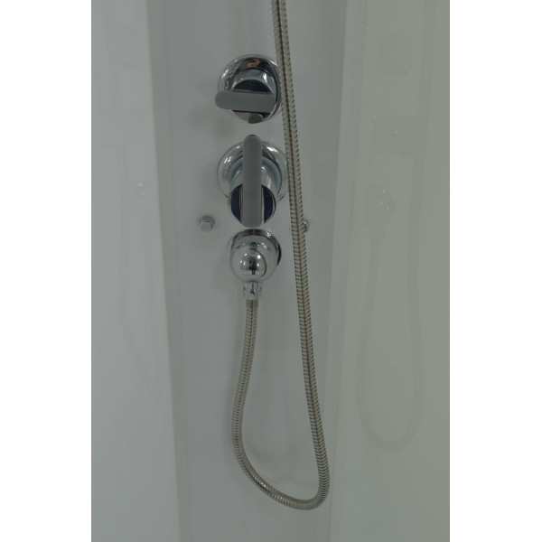 Душевая кабина Triton Стандарт Б 90х90 стекло полосы, c душевым набором ДН4