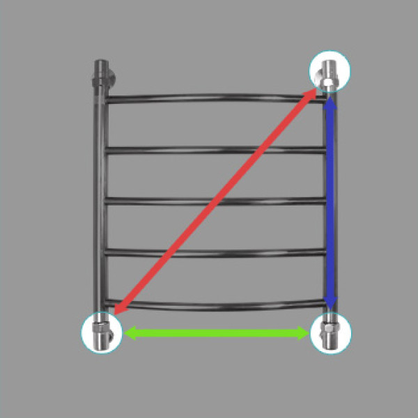 Полотенцесушитель водяной Energy Classic 600x400 Полотенцесушитель водяной Energy Classic 600x400