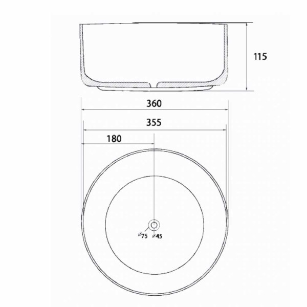 Раковина накладная Abber Bequem хамелеон (AC2114Regen) Раковина накладная Abber Bequem хамелеон (AC2114Regen)