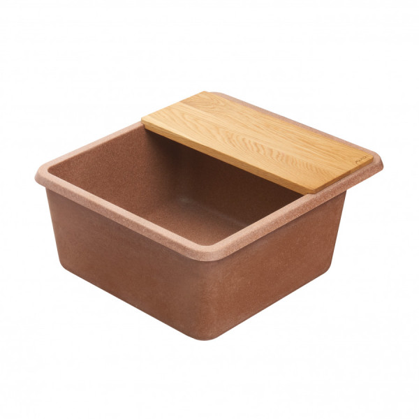 Мойка для кухни врезная Aquaton Беллис 510x570x250 терракот (1.A724.9.32B.S27.0) Мойка для кухни врезная Aquaton Беллис 510x570x250 терракот (1.A724.9.32B.S27.0)