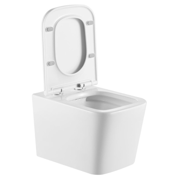 Унитаз подвесной Triton Verso с сиденьем микролифт, белый (VO-3032) Унитаз подвесной Triton Verso с сиденьем микролифт, белый (VO-3032)