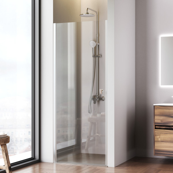 Душевая дверь AM.PM Sunny 80x190 стекло прозрачное, профиль хром матовый (W87G-80-1P-MT) Душевая дверь AM.PM Sunny 80x190 стекло прозрачное, профиль хром матовый (W87G-80-1P-MT)