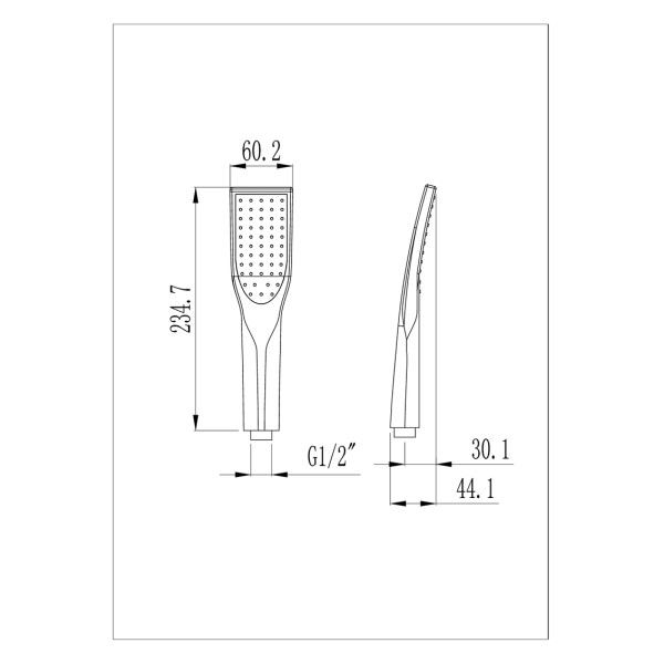 Душевая лейка Esko хром (SSP751Q)