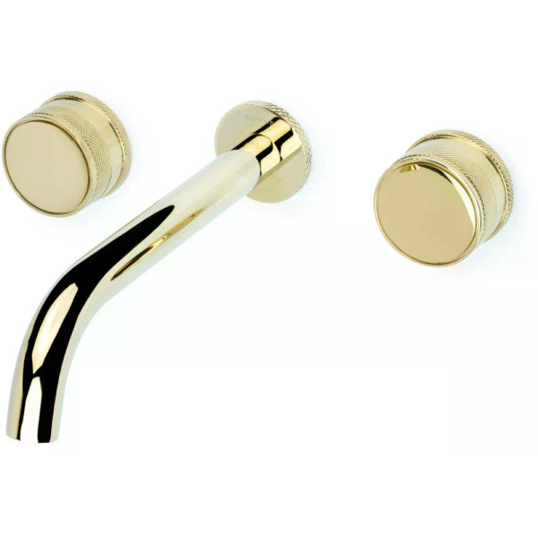 Смеситель для раковины на 3 отв.Boheme PRESTIGE G (золото) (152-2-G-PR)