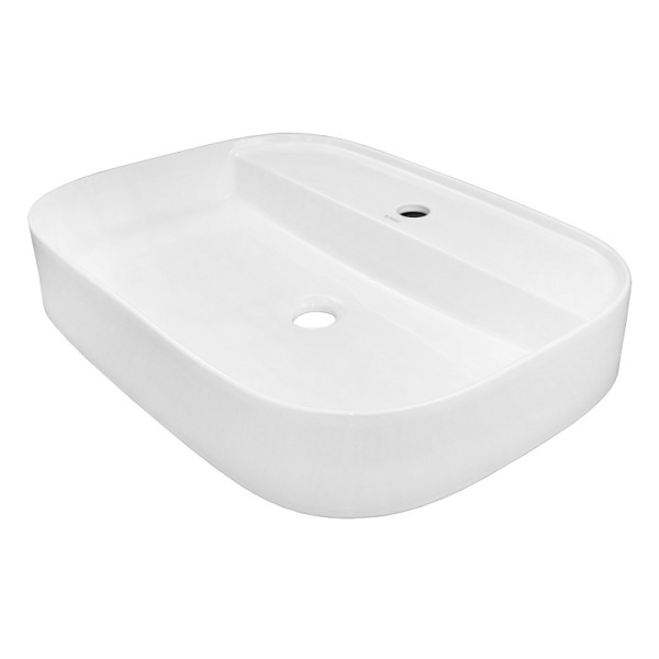 Раковина накладная Azario 61x45x12 белая глянцевая (AZ-2205) Раковина накладная Azario 61x45x12 белая глянцевая (AZ-2205)