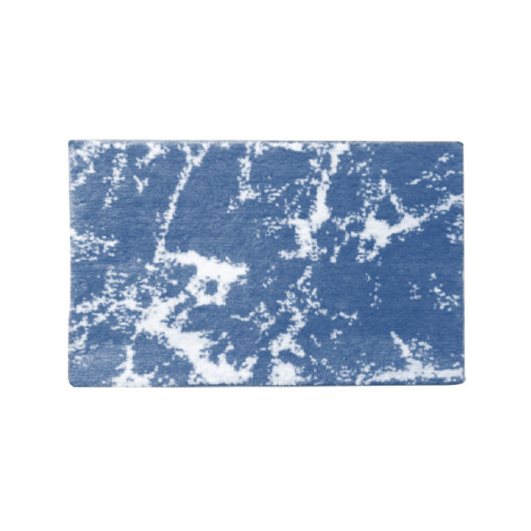 Коврик для ванной Melodia COMFORT микрофибра 60х90 голубой мрамор (MK617)