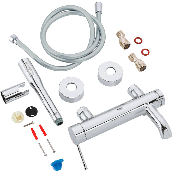 Смеситель для ванны и душа Grohe Essence+ хром (33628001)