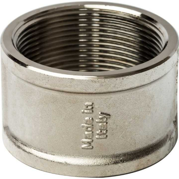 Муфта 1/2" Stout (никель) SFT-0006-001212 Муфта 1/2" Stout (никель) SFT-0006-001212