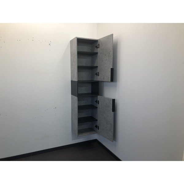 Пенал подвесной Comforty Франкфурт 400x320x1600 дуб светлый (00-00006505)