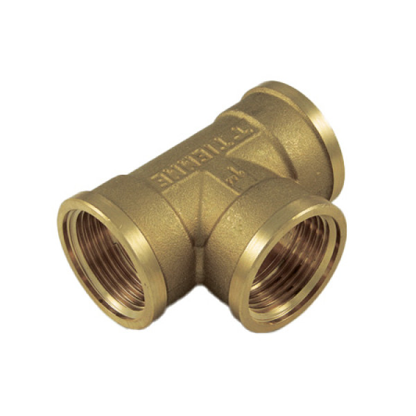 Тройник 2 1/2" Tiemme (латунь) 1500427 / 1570G101010 Тройник 2 1/2" Tiemme (латунь) 1500427 / 1570G101010