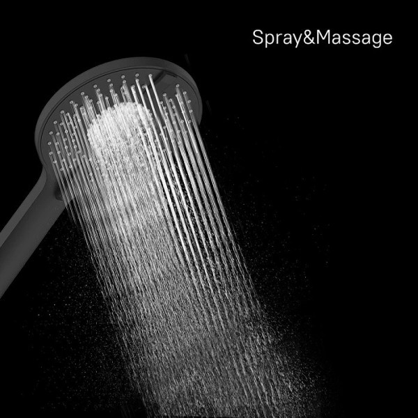 Душевая лейка Milardo Rora черная (ROR4FBRM18)