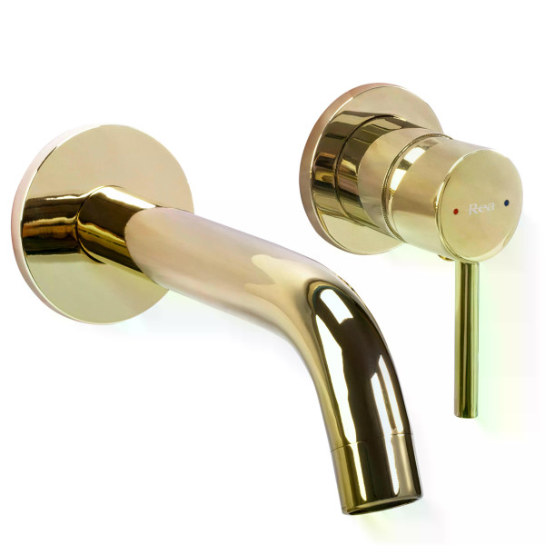 Смеситель для раковины Rea Owen Золото (REA-B5333) Смеситель для раковины Rea Owen Золото (REA-B5333)