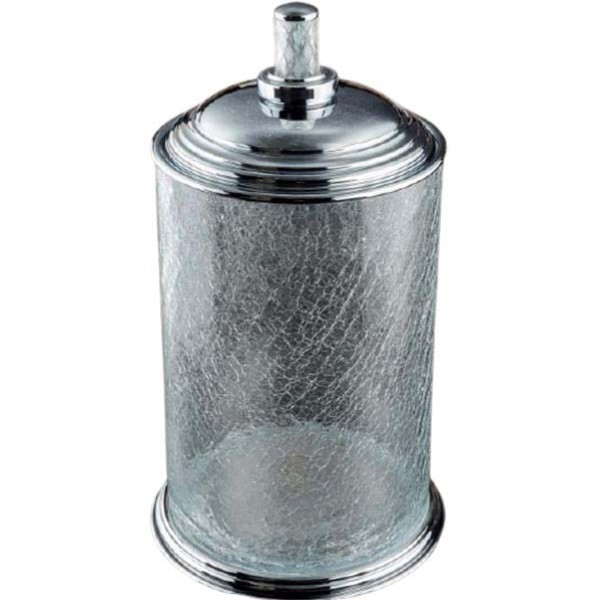 Ведро для мусора Boheme Murano Cristal 27x27x36 хром (10914-CRST-CH)