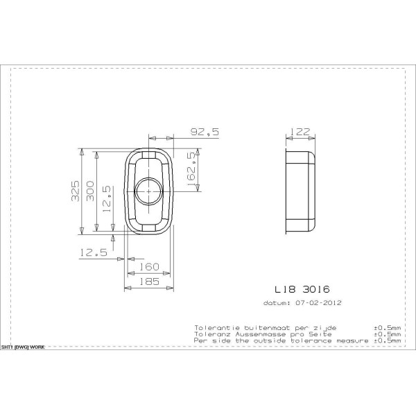 Мойка для кухни врезная Reginox L18 3016 186x325