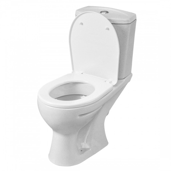 Унитаз-компакт Santeri Ультра крап на белом 380x628x790 с сиденьем полипропилен крап на белом (1.P401.3.S01.00B.F)
