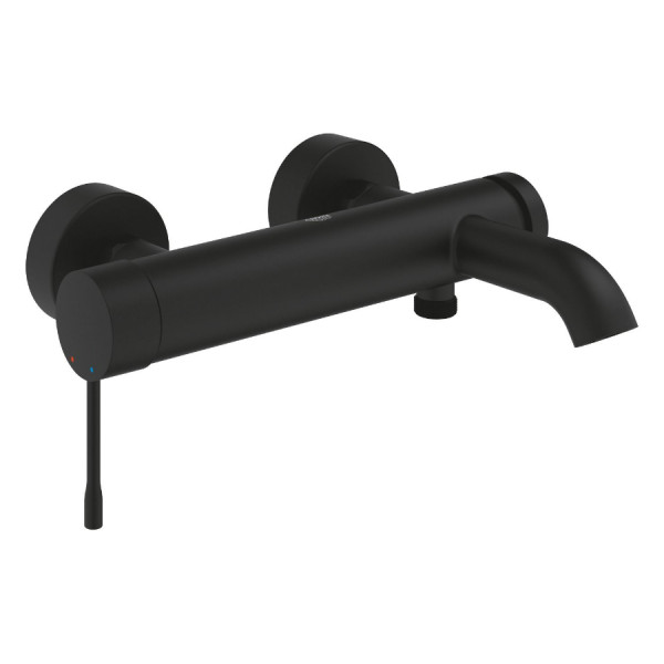 Смеситель для ванны и душа Grohe Essence+ смеситель эксцентрики черный (25250KF1)