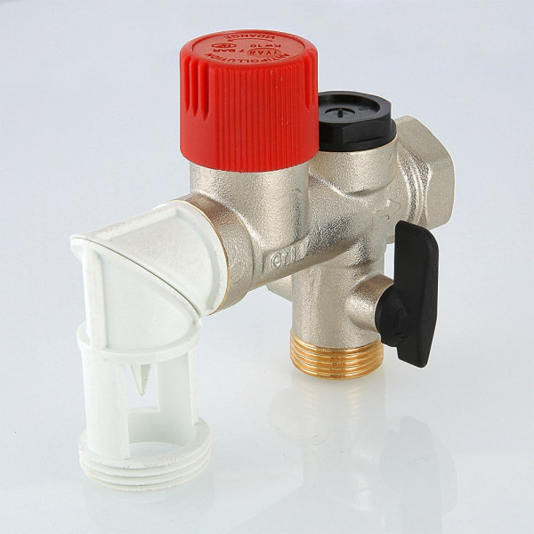 Группа безопасности водонагревателя 1/2" (с сифоном) Valtec (VT.461.N.04 НП)