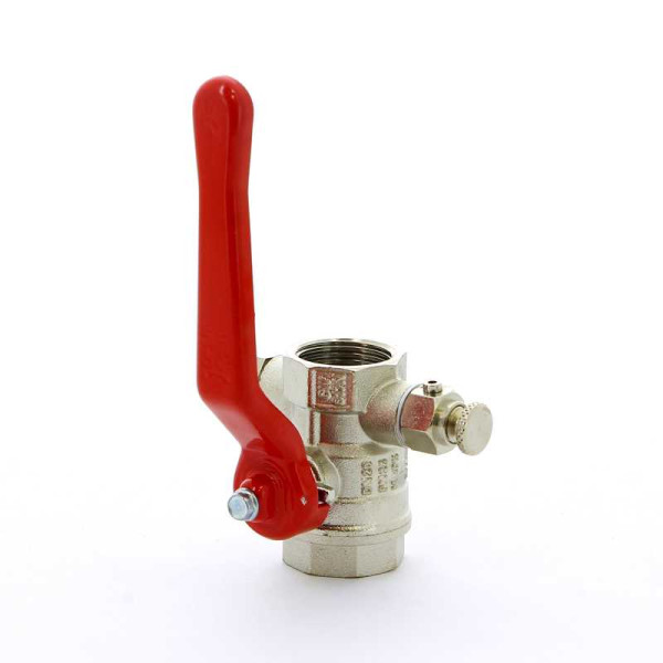 Кран Itap 3/4" ВВ шаровый (спускной клапан, красная ручка) (1150034)