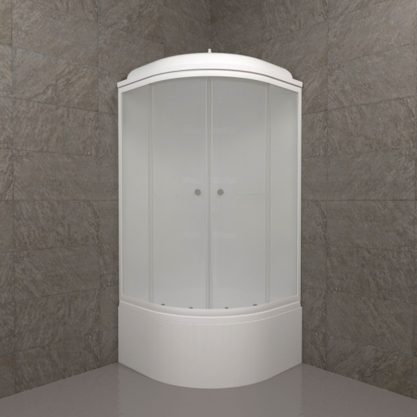 Душевая кабинаTriton Ультра 90x90 стекло матовое, профиль белый (DK370)