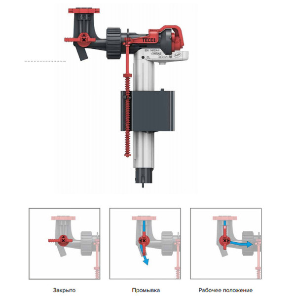 Инсталляция для унитаза Tece TECEbase с клавишей смыва черная матовая (9400414)