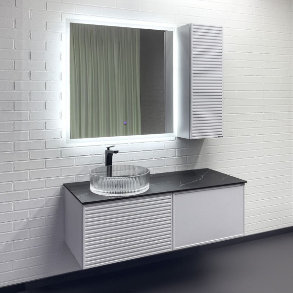 Тумба подвесная Comforty Верона 1200x525x500 дуб белый матовый (00-00001431)