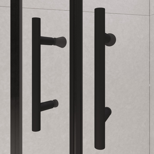 Душевой уголок RGW Passage 100x100 стекло прозрачное, профиль черный (02085100-14) Душевой уголок RGW Passage 100x100 стекло прозрачное, профиль черный (02085100-14)