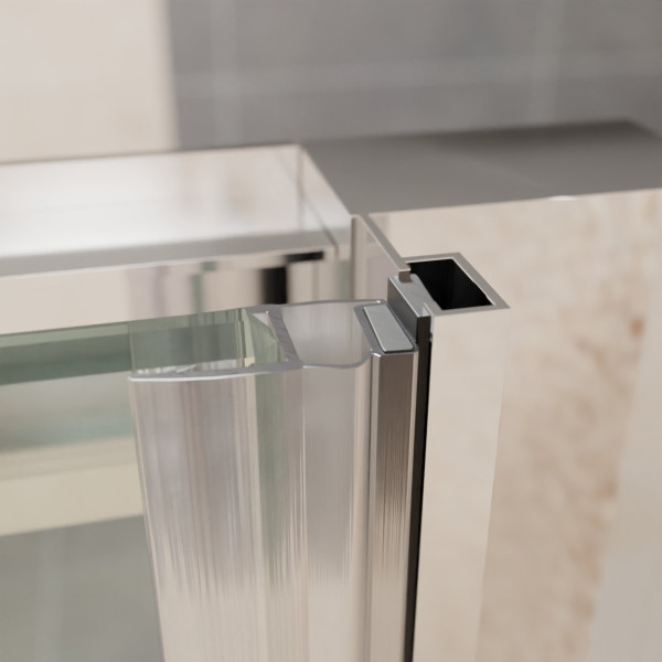 Душевая дверь RGW PA-14 130x195 стекло прозрачное, профиль хром (41081413-11)